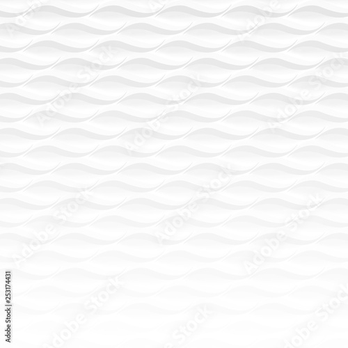 white grey geometric abstract texture soft light wallpaper modern, soft white grey geometric wave ripple paper art style for banner advertising website, cover book, poster, brochure leaflet background © cgdeaw