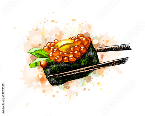 Red Caviar Gunkan Sushi