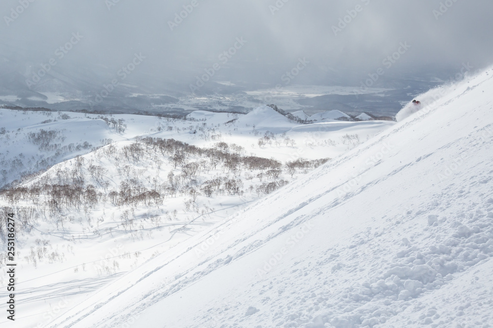 Backcountry telemark skiing Hokkaido, Japan Backcountry telemark skiing Hokkaido, Japan
