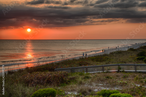 Shelling on Sanibel at Sunset