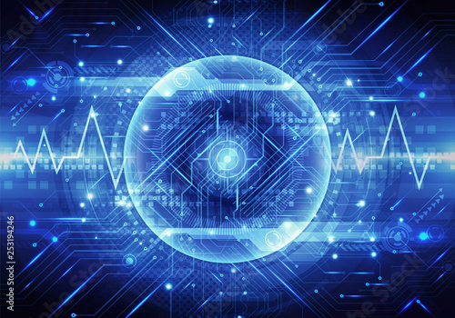 Abstract 3d Illustration Of A Unique Pulse Lines In A Smooth Ball Of Energy Modern Technological Background