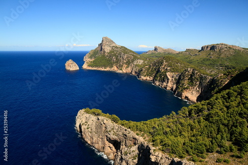 Beautiful panoramic view of Mirador es Colomer  Mallorca  Balearic islands  Spain