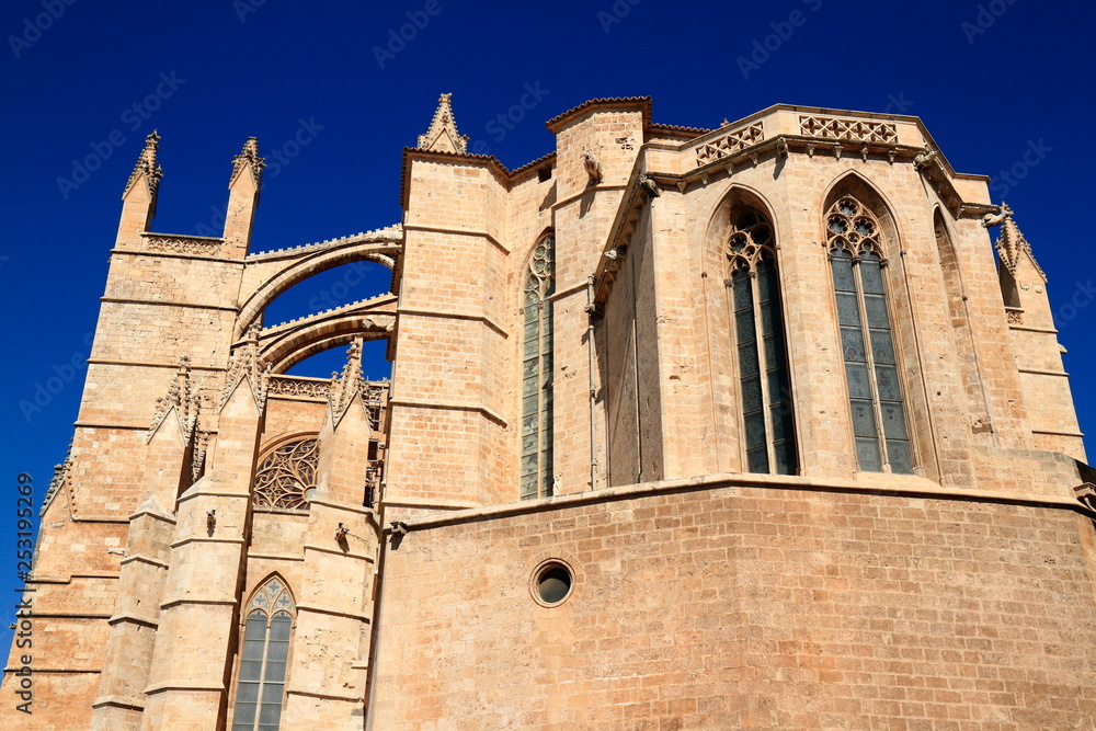 Cathedral of Palma Mallorca or La Seu Mallorca, Balearic Islands, Spain