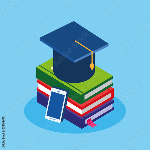 online education with smartphone and ebooks