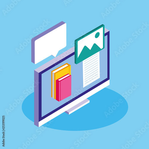 online education with desktop