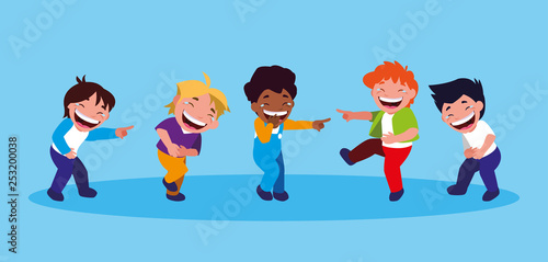 happy little boys april fools day card