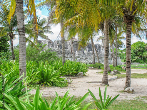 Mayan Ruins in Tulum  Mexico