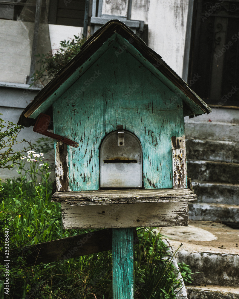 Rustic Birdhouse in Atlanta Neighborhood