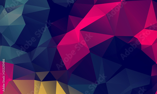 Abstract Color Polygon Background Design  Abstract Geometric Origami Style With Gradient