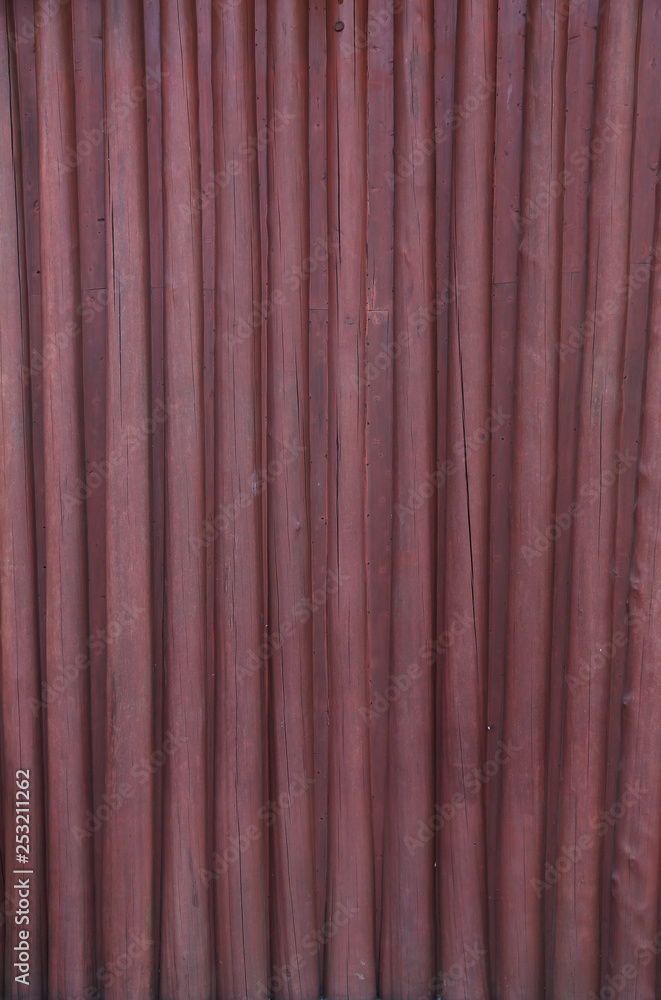 Naklejka premium 西川材ヒノキの外壁