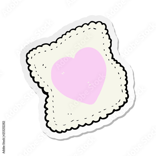 sticker of a cartoon handkerchief