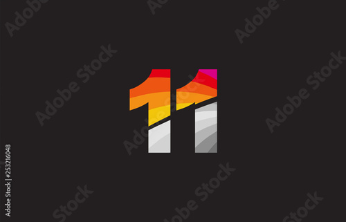 Design of number logo for company