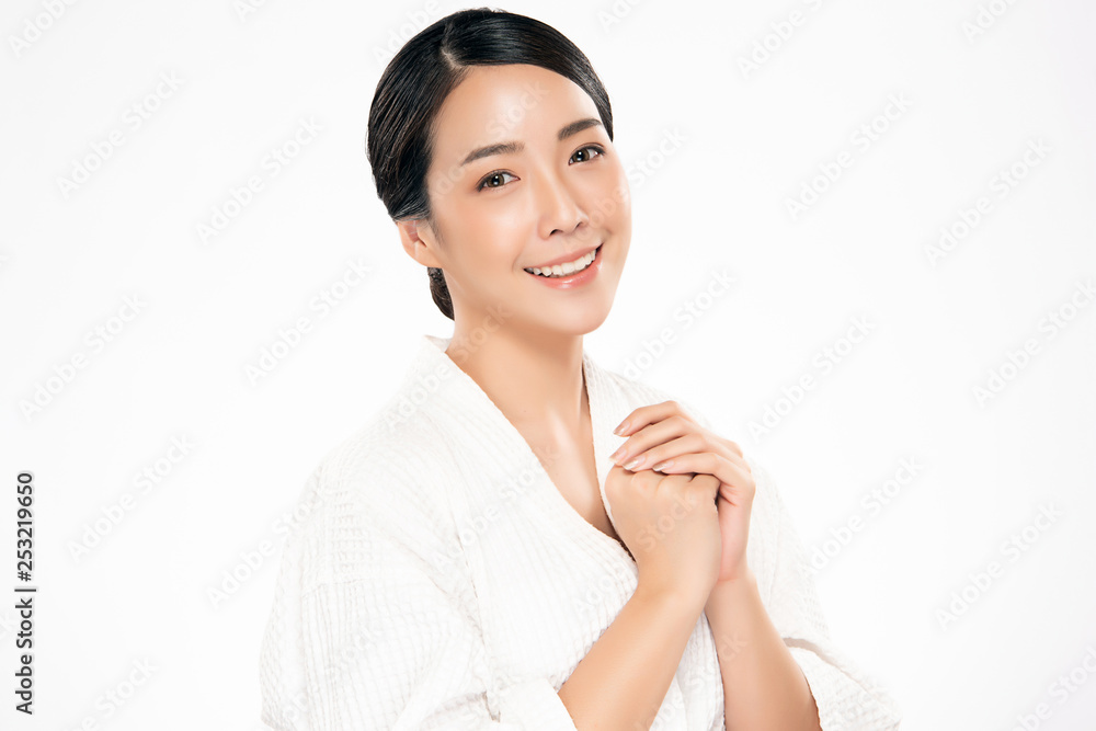 Beautiful Young asian Woman with Clean Fresh Skin Beautiful Young asian Woman with Clean Fresh Skin