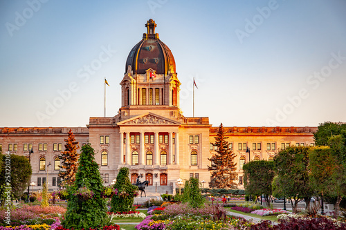 Provincial Parliament building, Regina, Saskatchewan, Canada photo