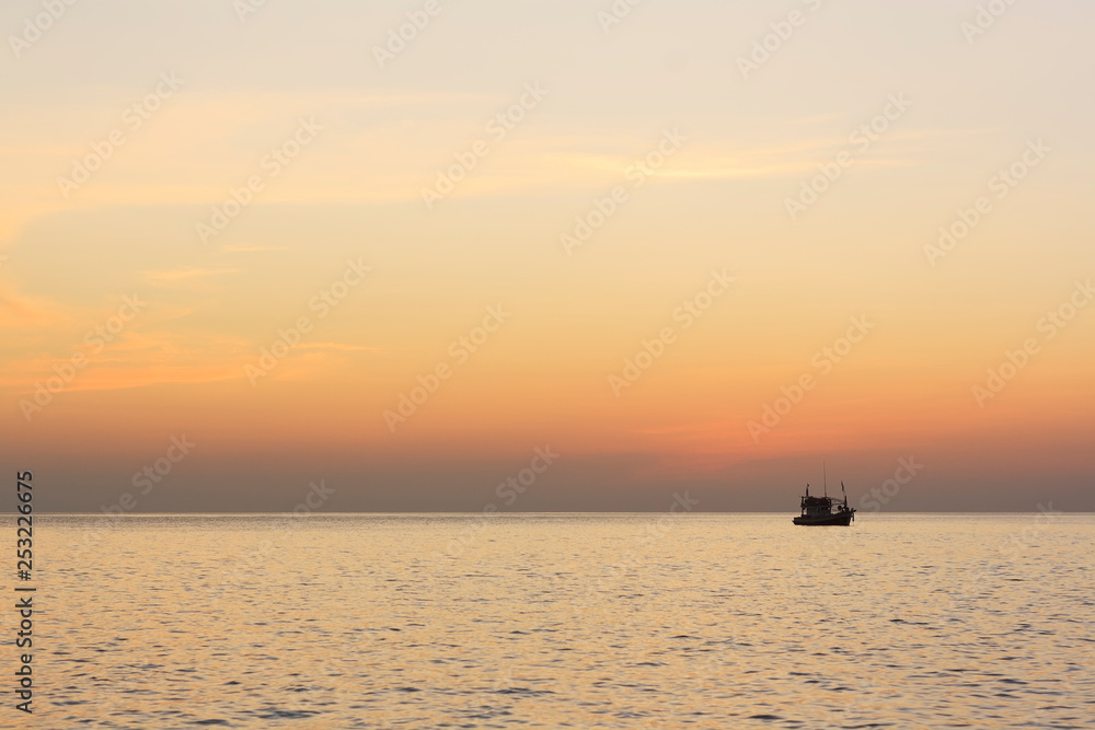 sunset on beach