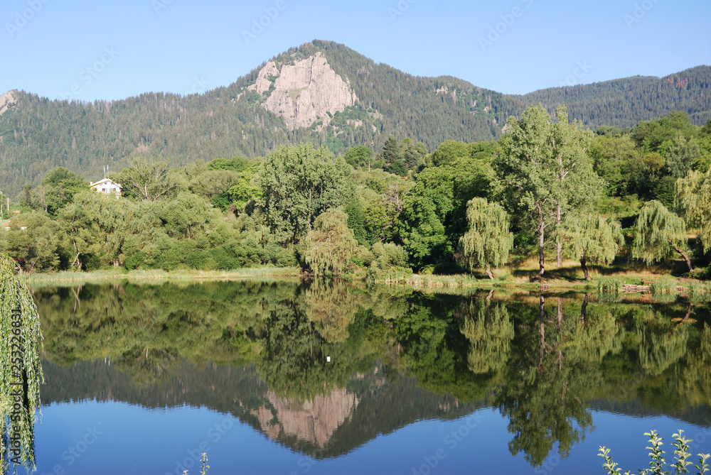 Water mirror - Smolyan mountain, Bulgaria Water mirror - Smolyan mountain, Bulgaria