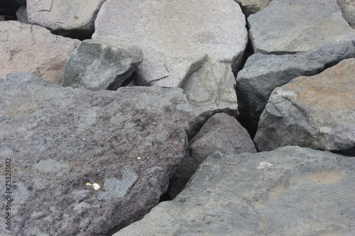 Close Capture on Stone Walking Texture