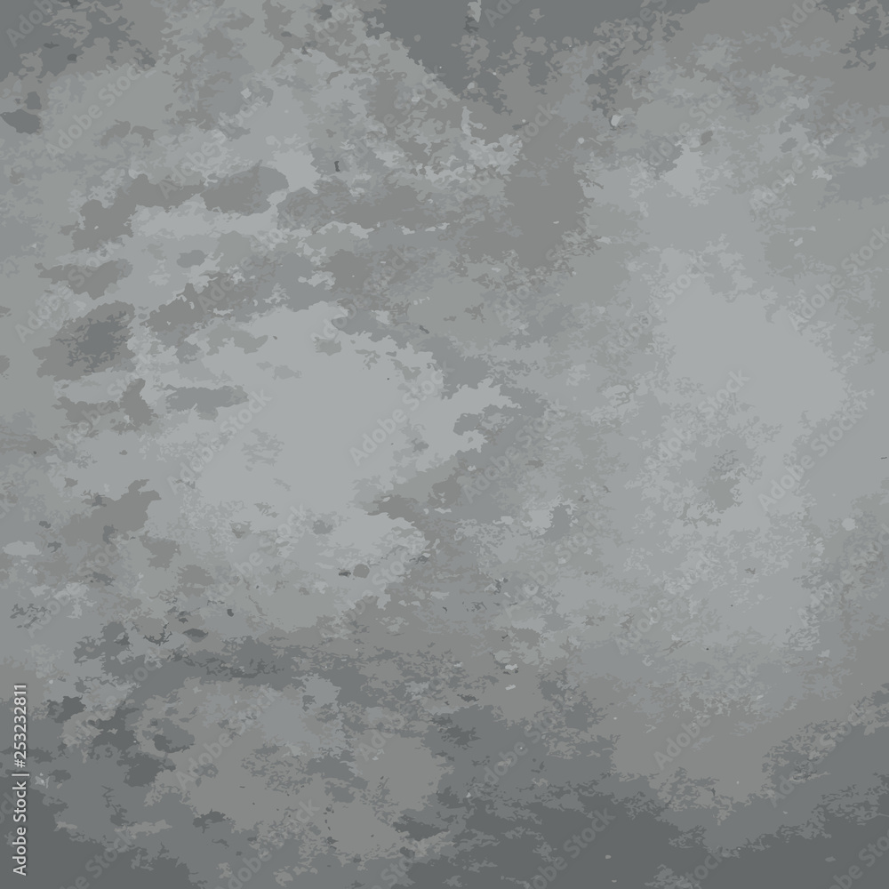 Fototapeta premium Vector illustration of aged grey colored backdrop.