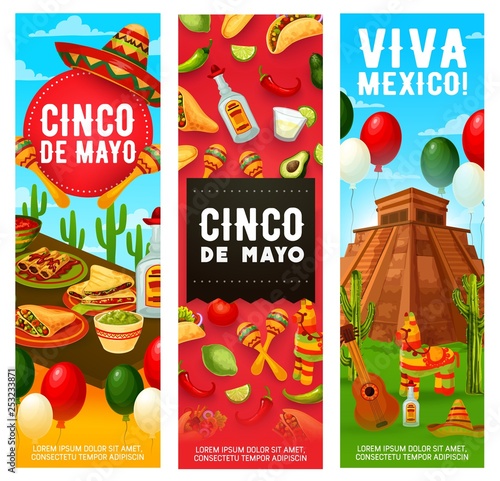 Mexican fiesta symbols, Cinco de Mayo holiday