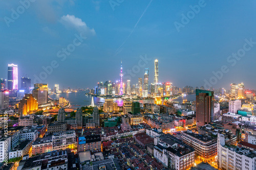 Wallpaper Mural shanghai city skyline Torontodigital.ca