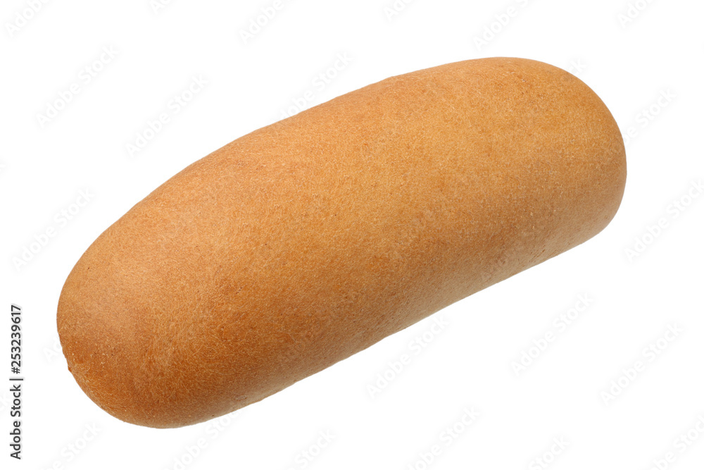 hot dog bun isolated on white background