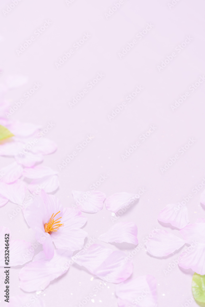背景素材 桜の花びら