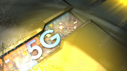 5G technology animation photo