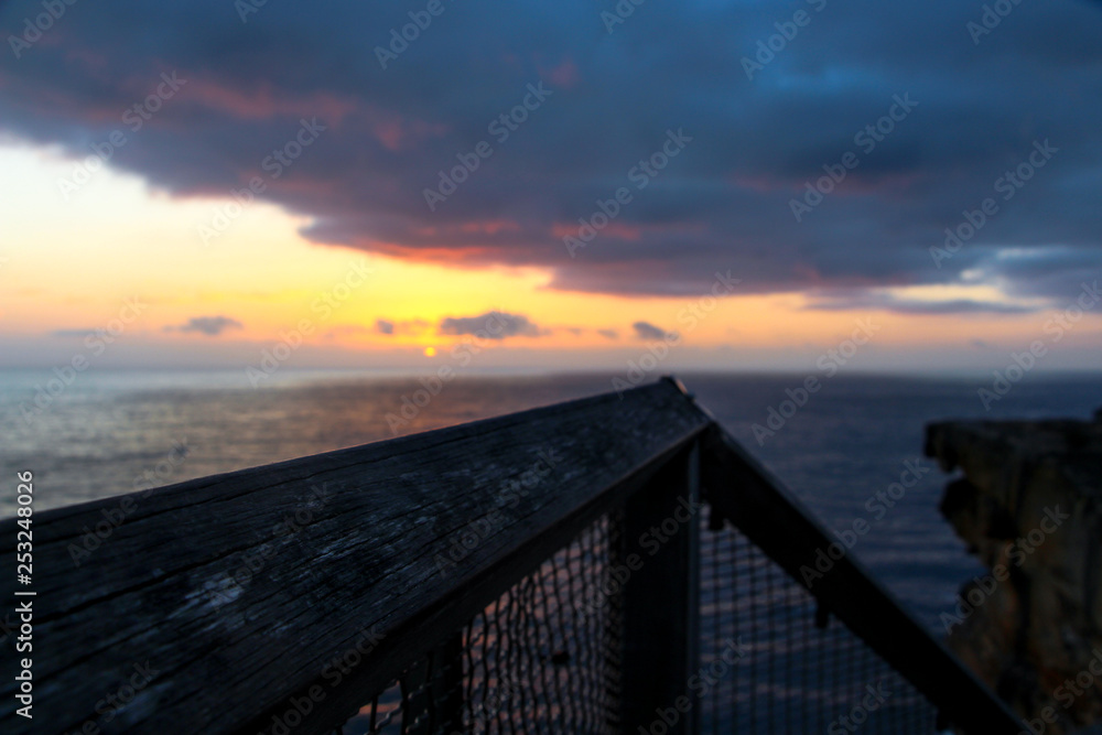 sunrise and bridge 