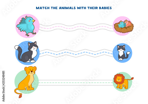 Educational printable games for the development of fine motor skills in kids
