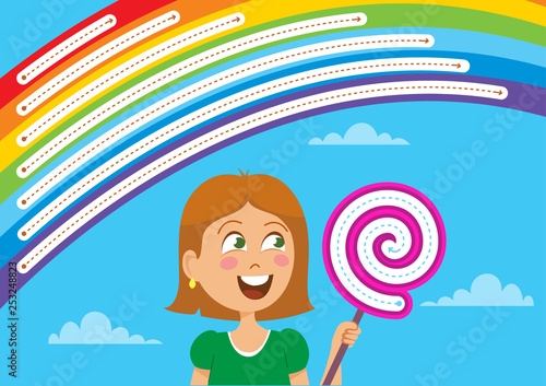 Educational printable games for the development of fine motor skills in kids