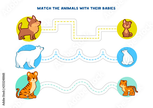 Educational printable games for the development of fine motor skills in kids