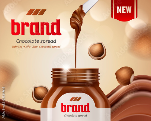 Chocolate spread ads