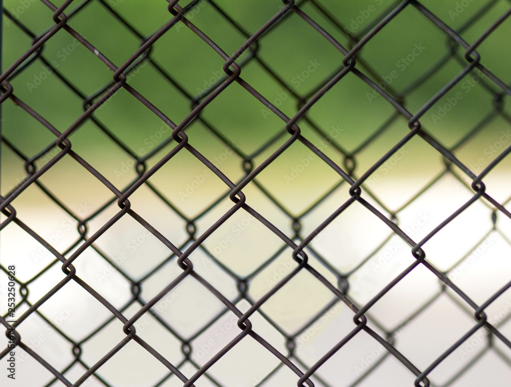 Fototapeta premium steel mesh, fence