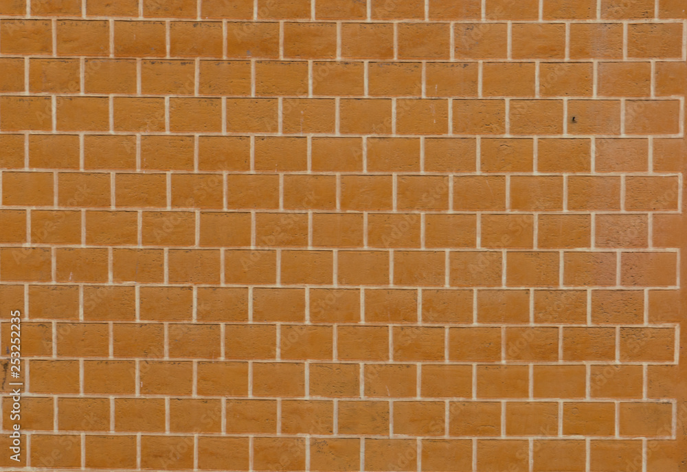 Orange ochre coloured wall in Rome Orange ochre coloured wall in Rome