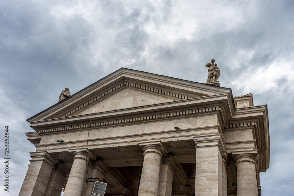 Colonnades of St. Peter's Square in Vatican City