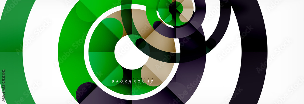 Circular lines design background Circular lines design background