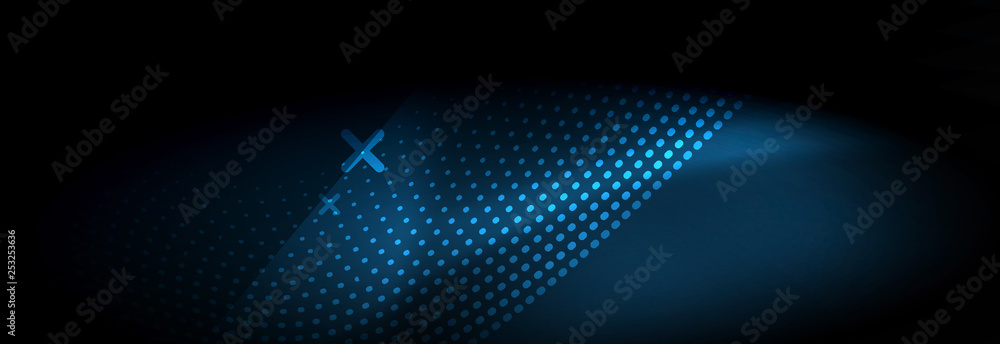 Glowing abstract wave on dark, shiny motion, Christmas and New Year magic space light. Techno abstract background Glowing abstract wave on dark, shiny motion, Christmas and New Year magic space light. Techno abstract background
