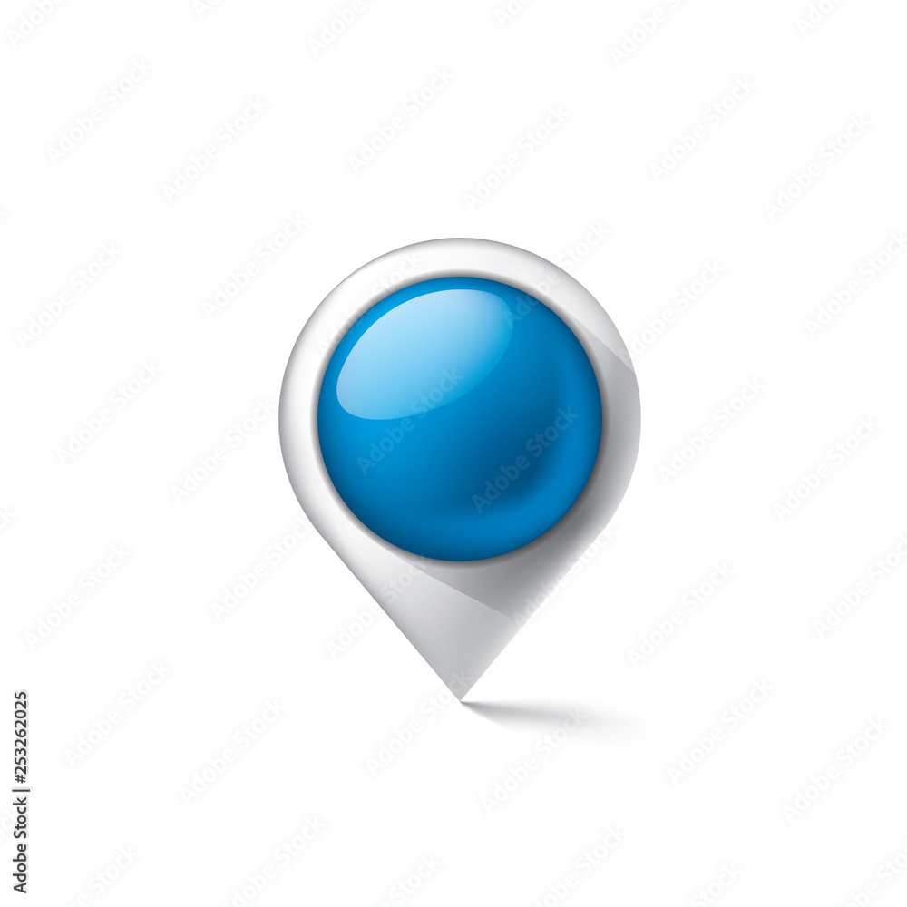 blue sticker on white background. Vector illustration blue sticker on white background. Vector illustration