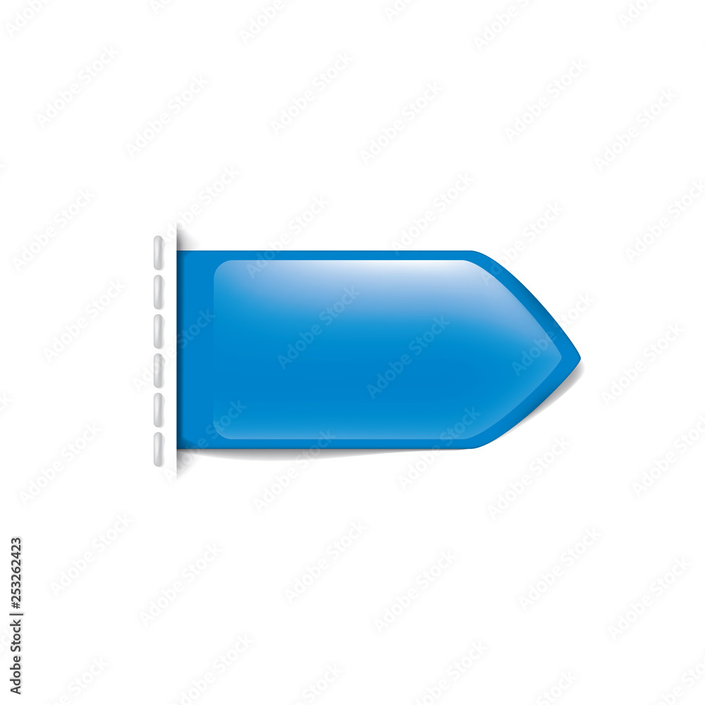 blue sticker on white background. Vector illustration blue sticker on white background. Vector illustration