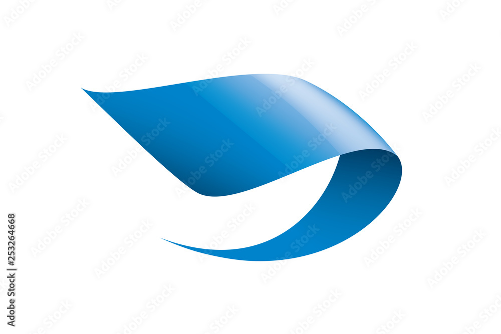 blue sticker on white background. Vector illustration blue sticker on white background. Vector illustration