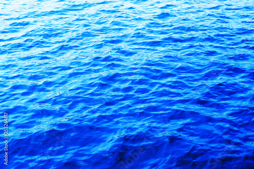 Abstract blue sea water for background