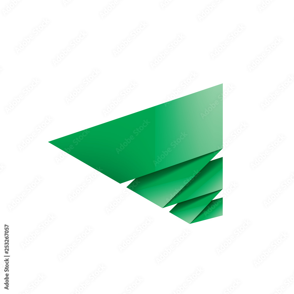 green sticker on white background. Vector illustration green sticker on white background. Vector illustration