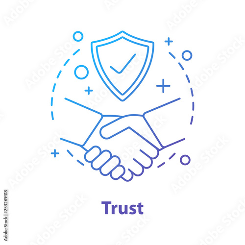 Trust concept icon