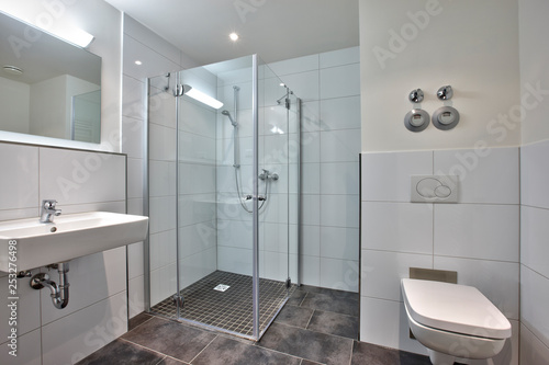 Wallpaper Mural Badezimmer in einer Mietwohnung Torontodigital.ca