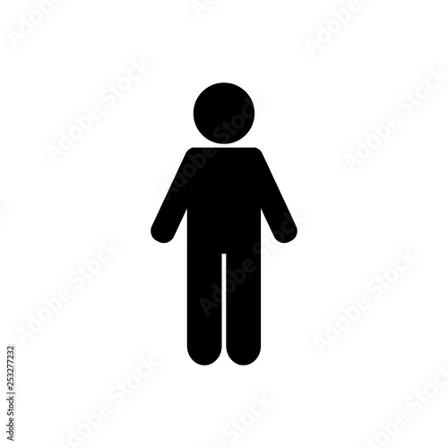 Man vector icon. Gender icon