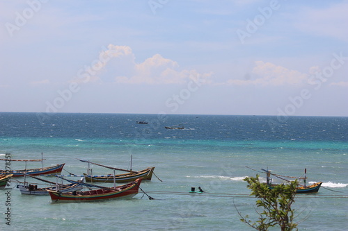 FISHING BOATS IN GILI KETAPANG PORT  PROBOLINGGO  EAST JAVA  INDONESIA