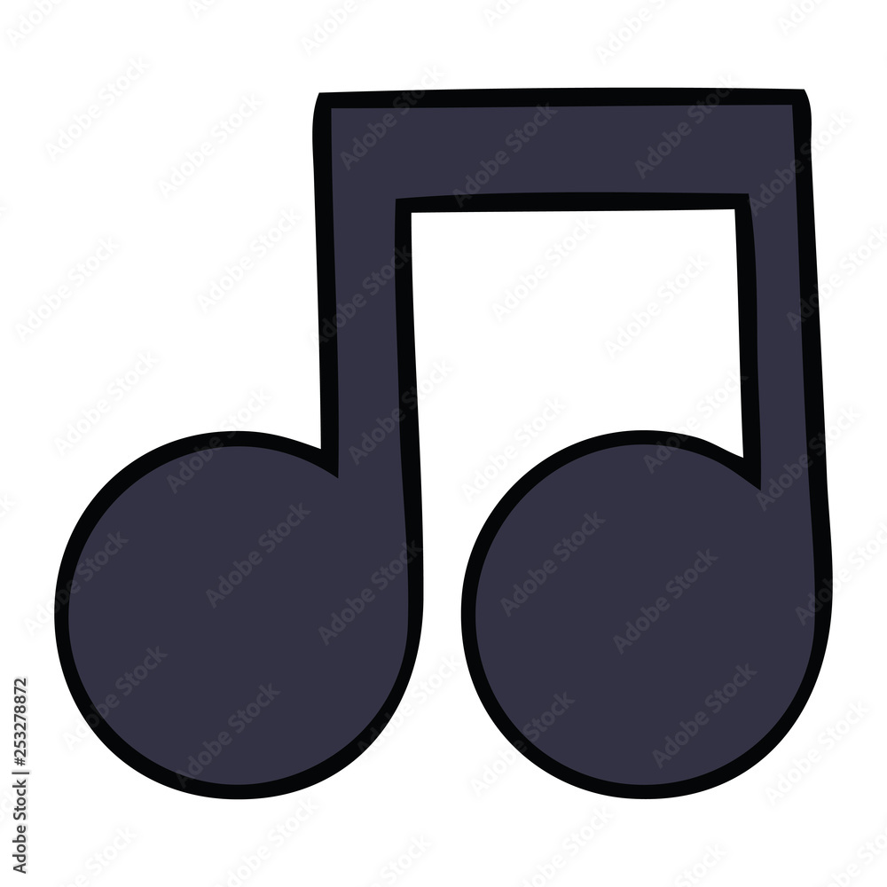 cute cartoon musical note cute cartoon musical note