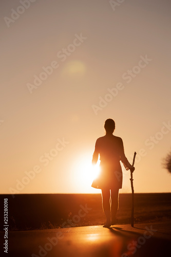 Wandern mit Pilgerstock