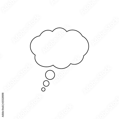 Dream cloud vector icon