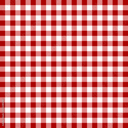 Fabric pattern. Tablecloth style texture. Сheckered background